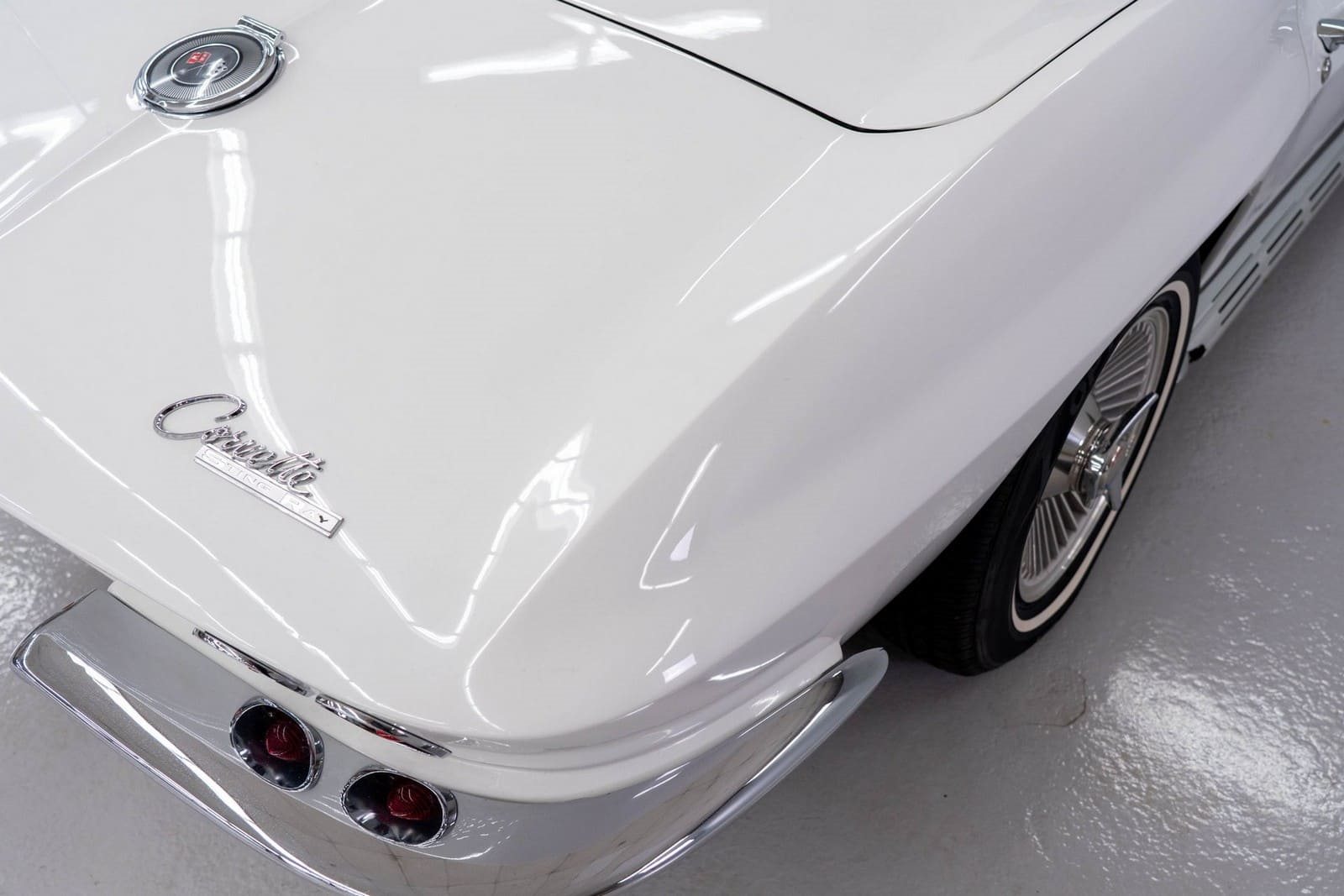 1964 - CHEVROLET CORVETTE CONVETIBLE ERMINE WHITE, foto 55
