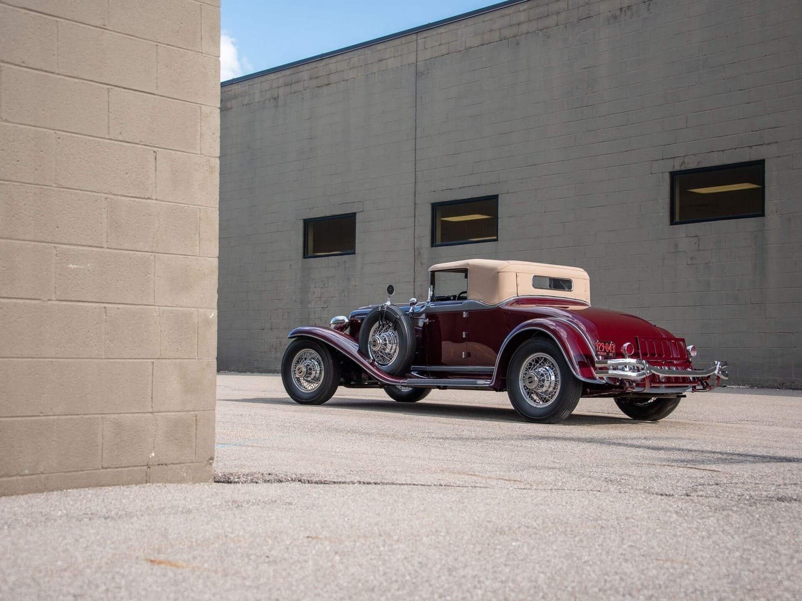 1931 - CORD L-29 CABRIOLET MAROON, foto 33