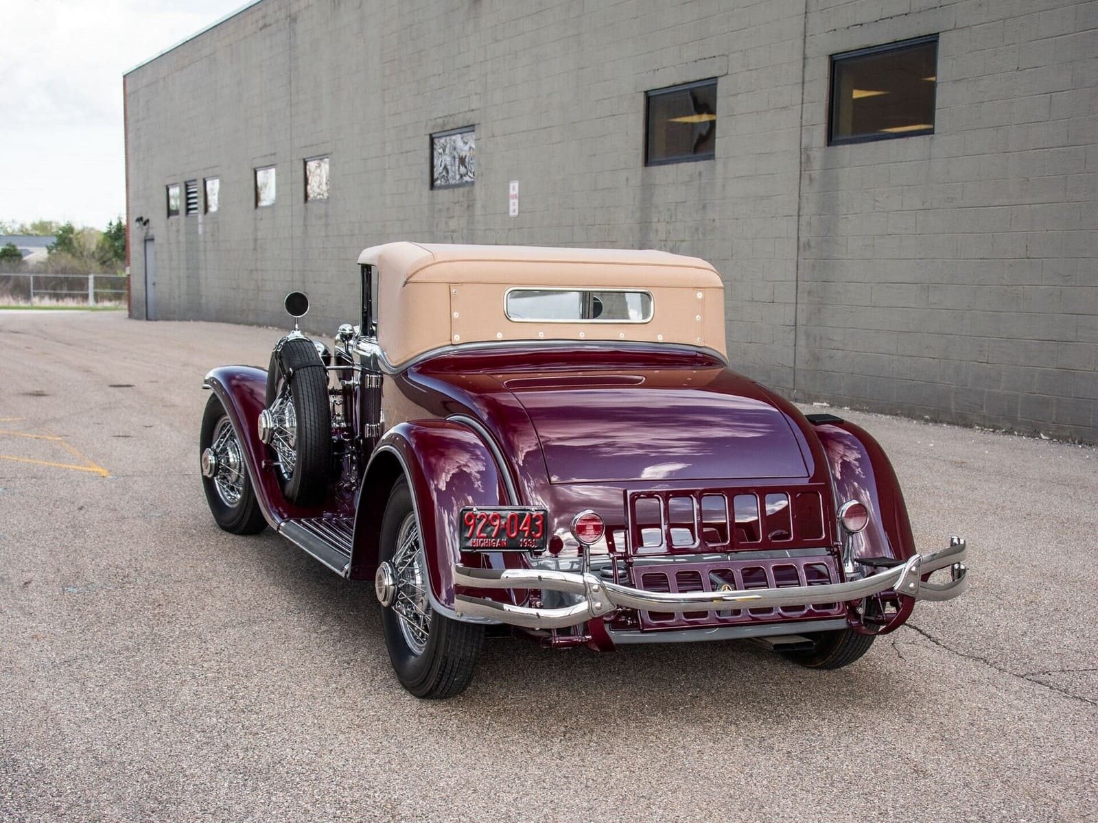 1931 - CORD L-29 CABRIOLET MAROON, foto 36