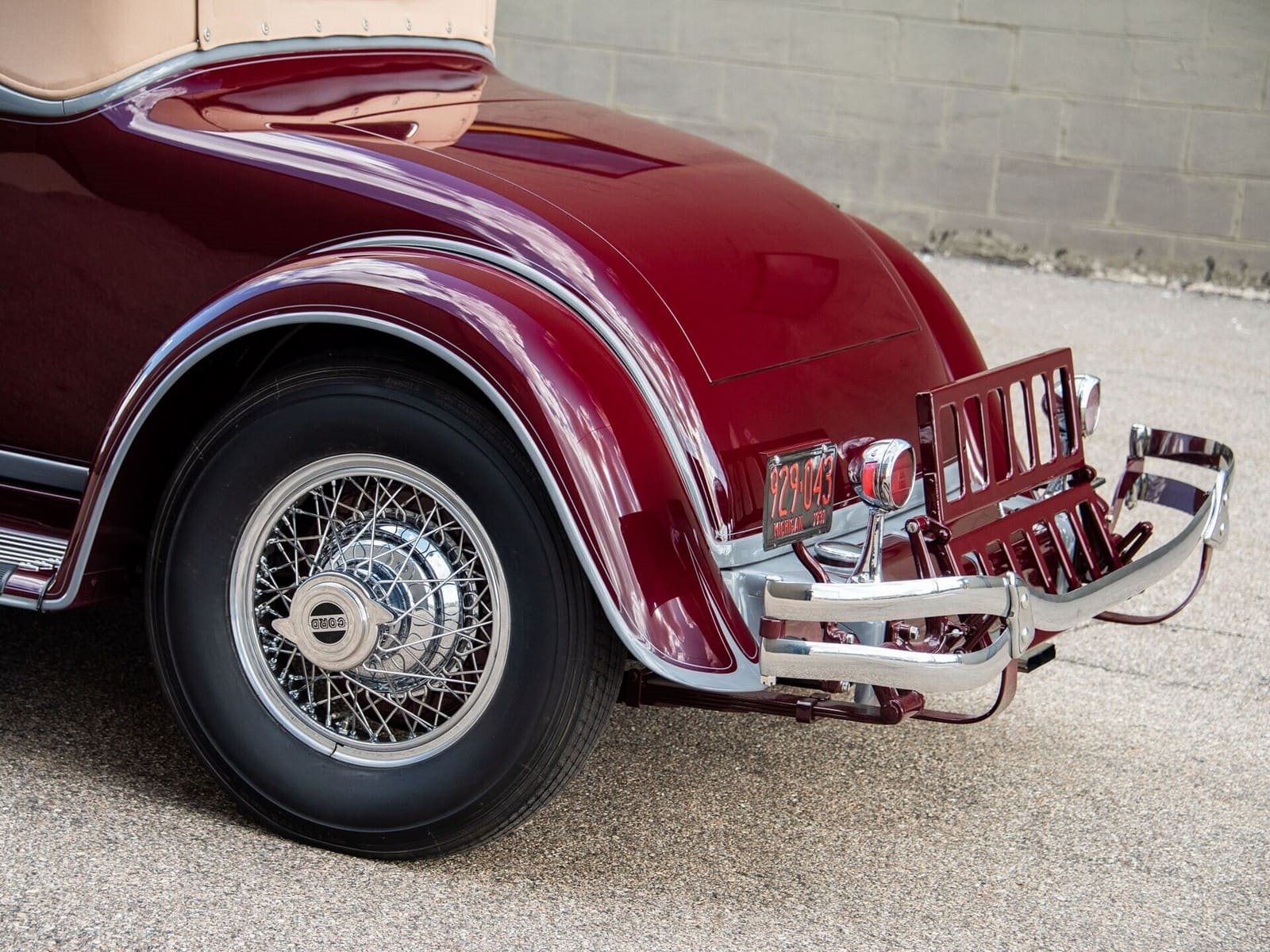 1931 - CORD L-29 CABRIOLET MAROON, foto 46