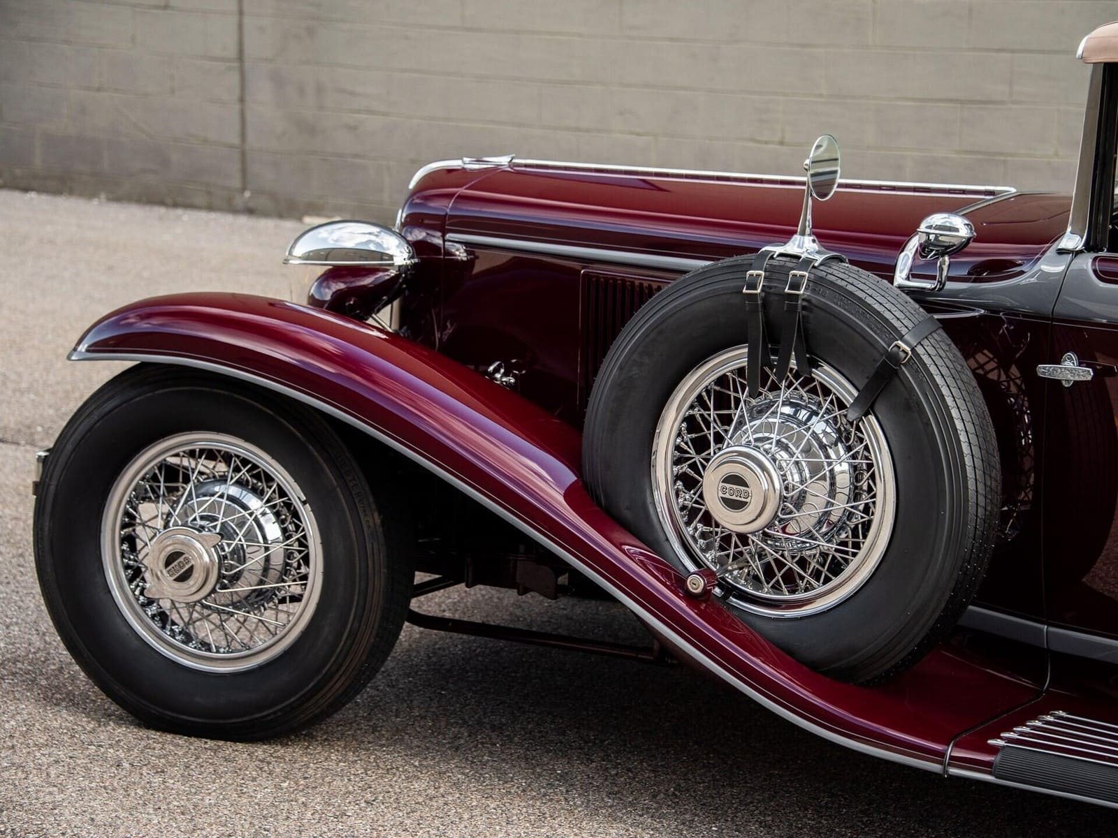 1931 - CORD L-29 CABRIOLET MAROON, foto 48