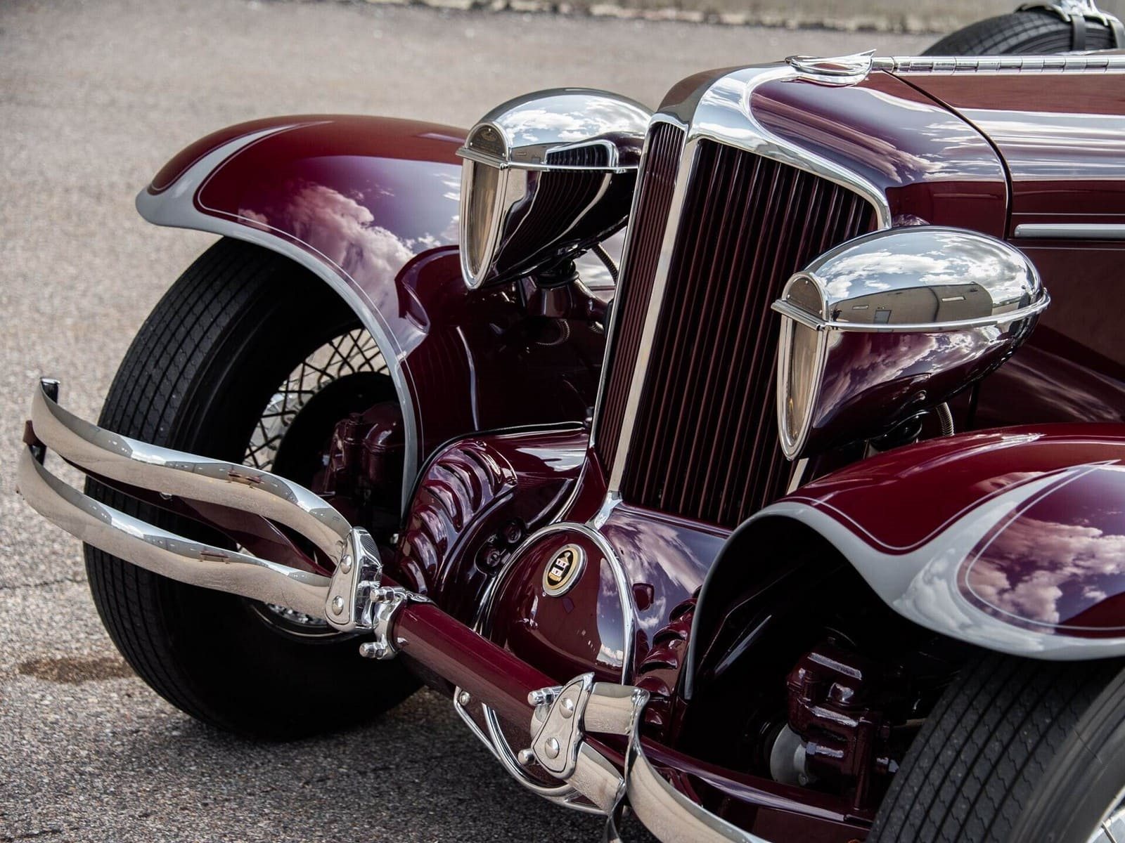1931 - CORD L-29 CABRIOLET MAROON, foto 49