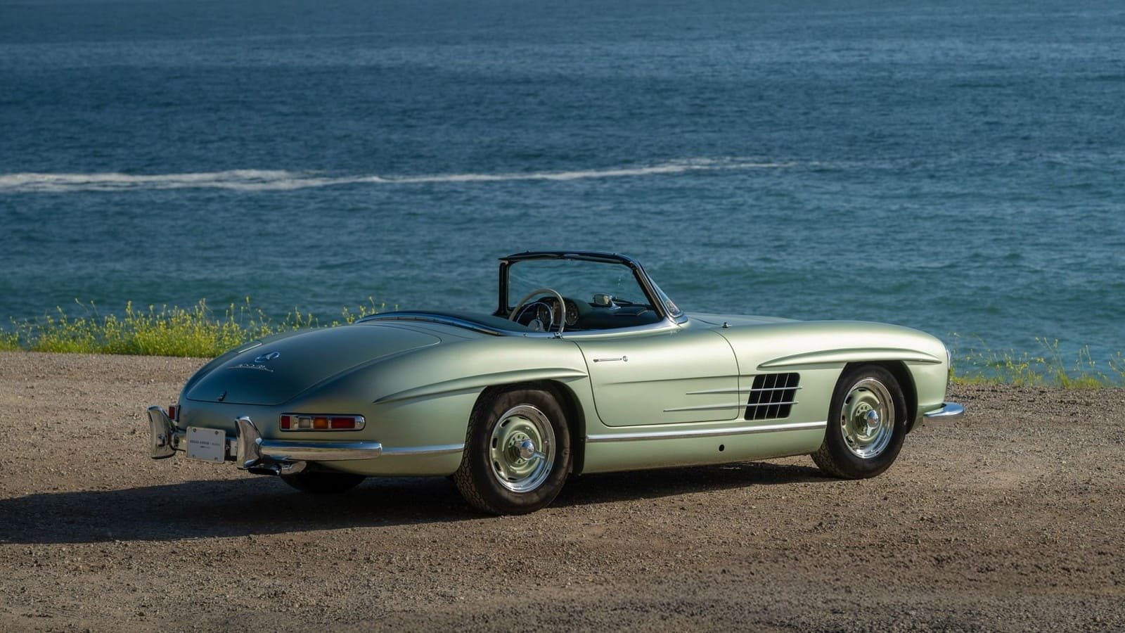 1957 - MERCEDES-BENZ 300 SL ROADSTER LIGHT GREEN, foto 3