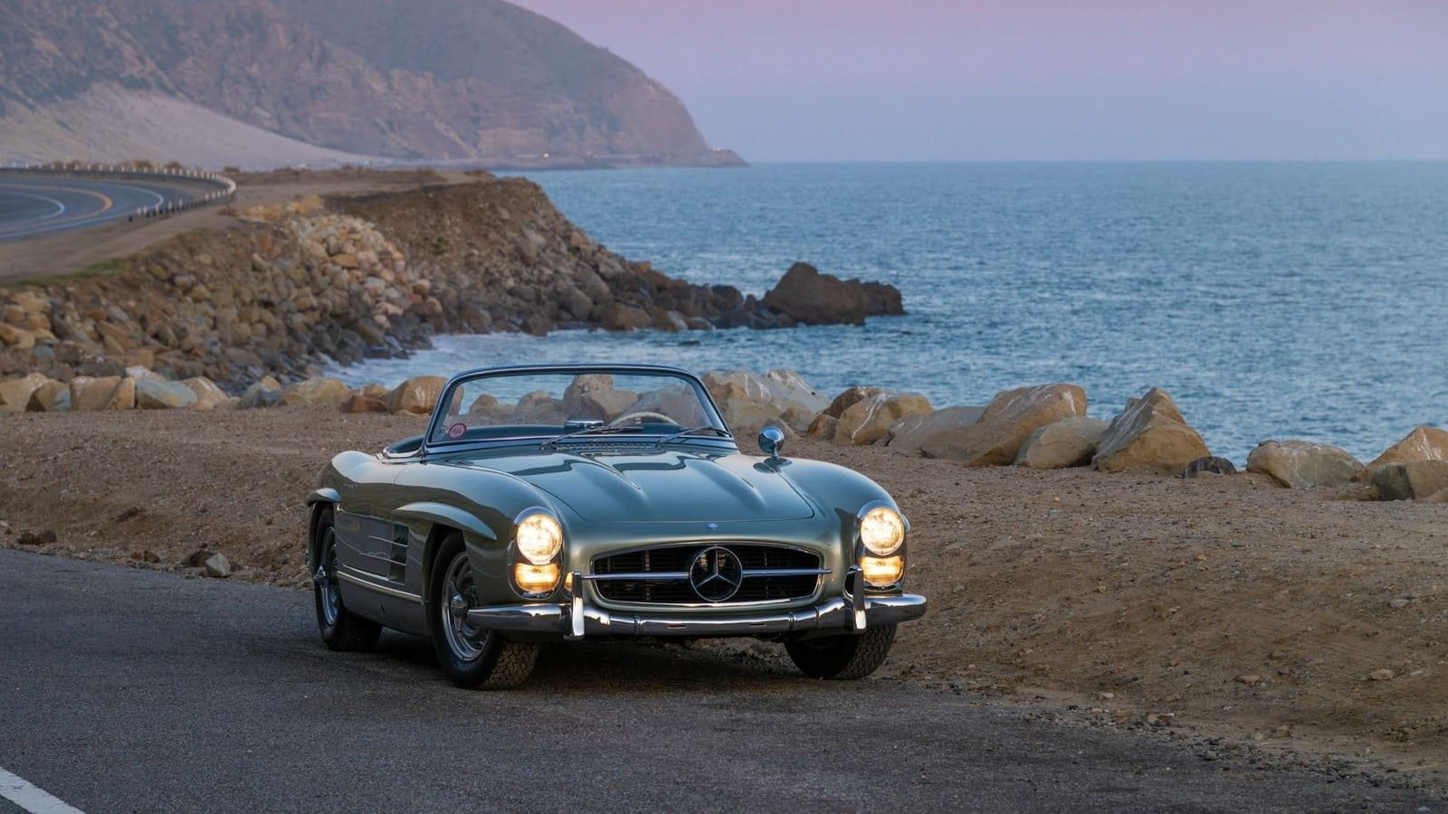 1957 - MERCEDES-BENZ 300 SL ROADSTER LIGHT GREEN, foto 8
