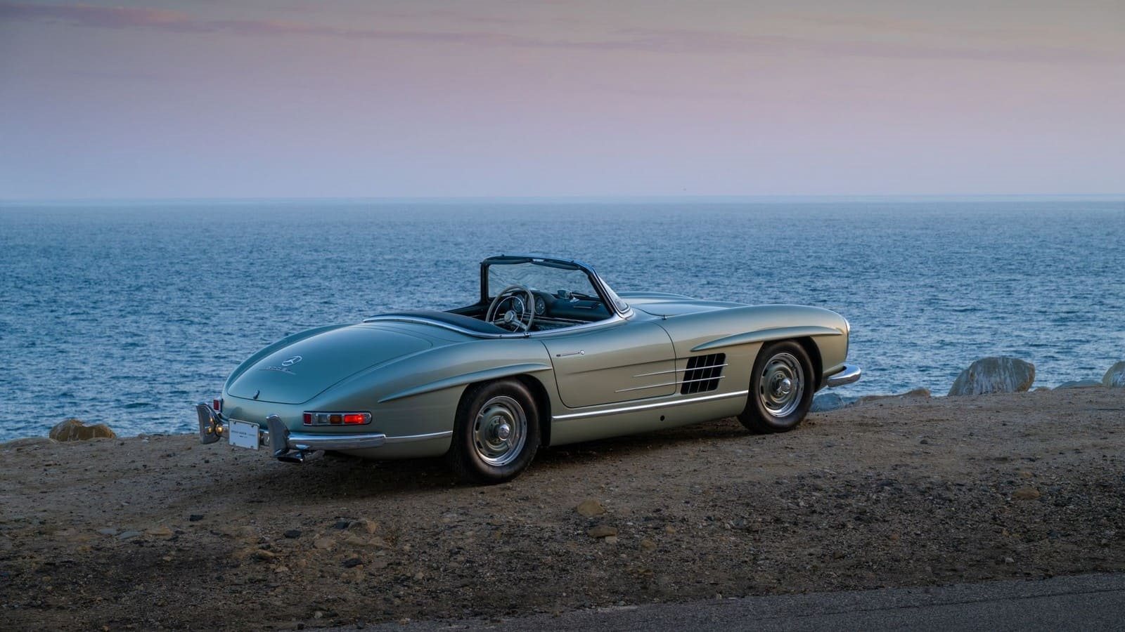 1957 - MERCEDES-BENZ 300 SL ROADSTER LIGHT GREEN, foto 9