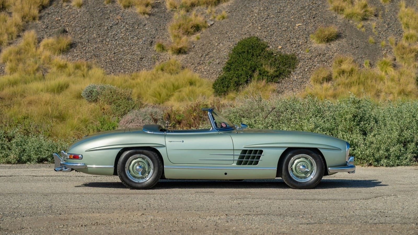 1957 - MERCEDES-BENZ 300 SL ROADSTER LIGHT GREEN, foto 20