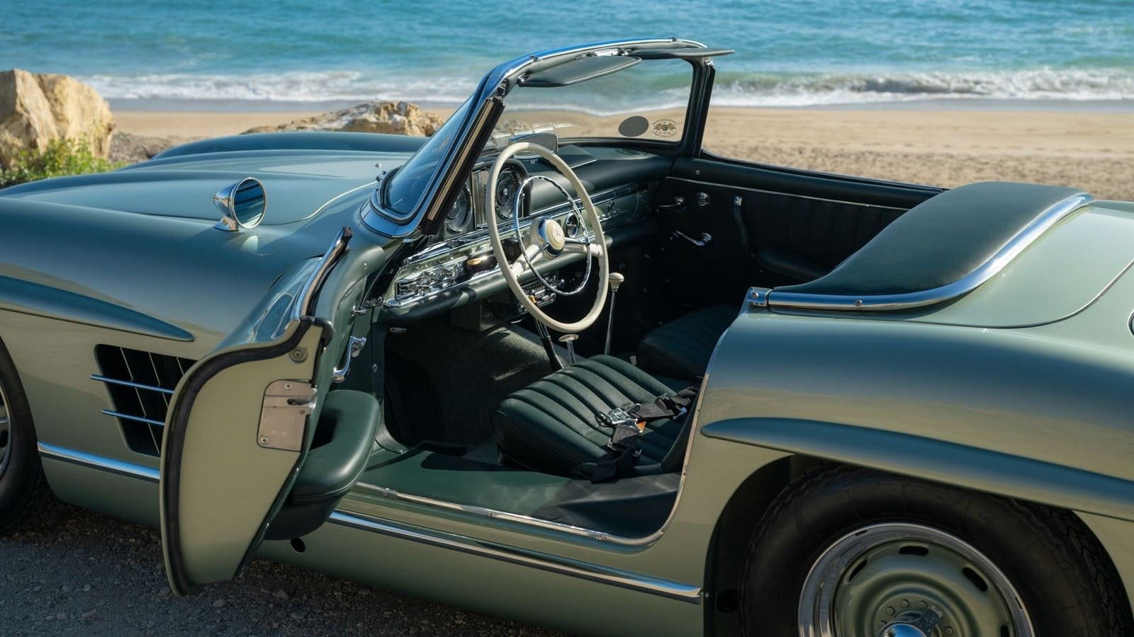 1957 - MERCEDES-BENZ 300 SL ROADSTER LIGHT GREEN, foto 74