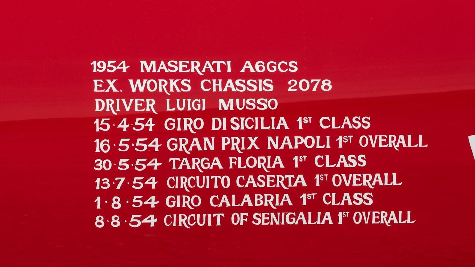 1954 - MASERATI A6GCS BY FIANDRI & MALAGOLI, foto 31