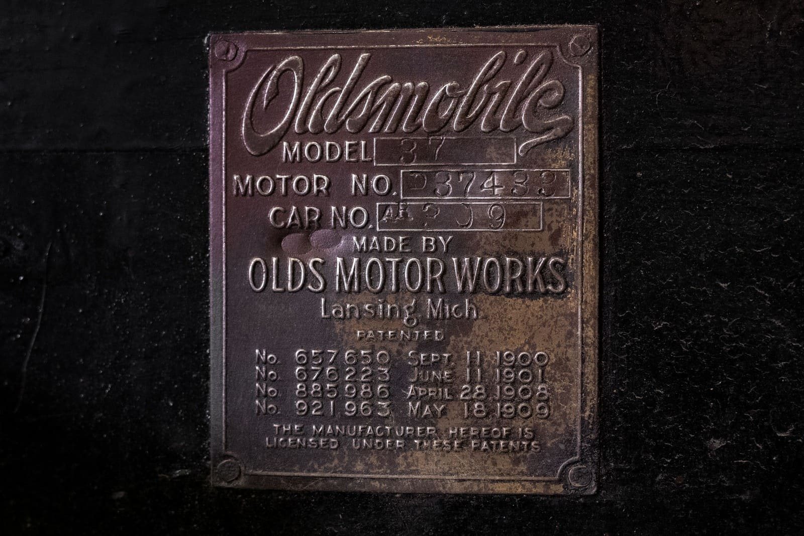 1919 - OLDSMOBILE MODEL 37-A ROADSTER, foto 8