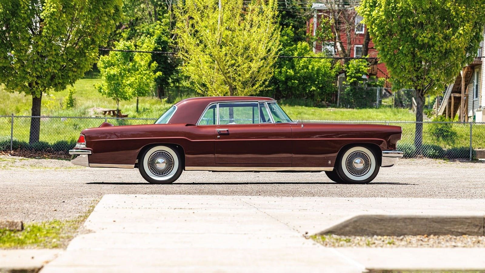 1956 - LINCOLN CONTINENTAL MARK II BURGUNDY, foto 2