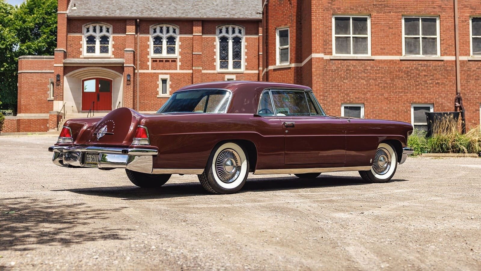 1956 - LINCOLN CONTINENTAL MARK II BURGUNDY, foto 3