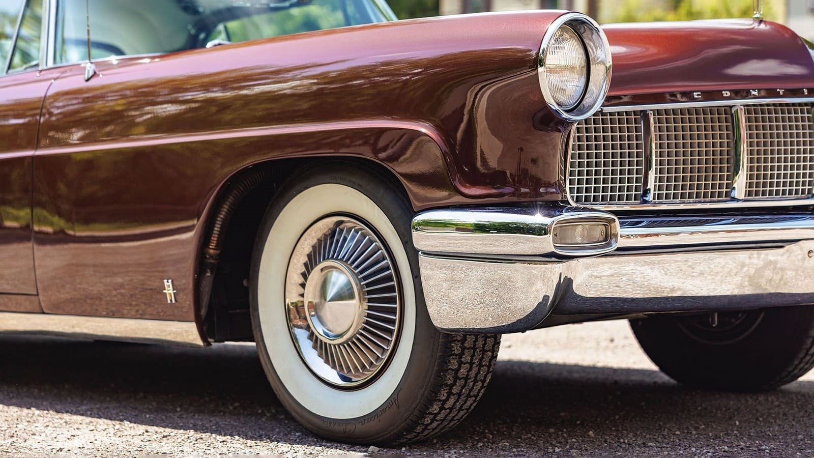 1956 - LINCOLN CONTINENTAL MARK II BURGUNDY, foto 4