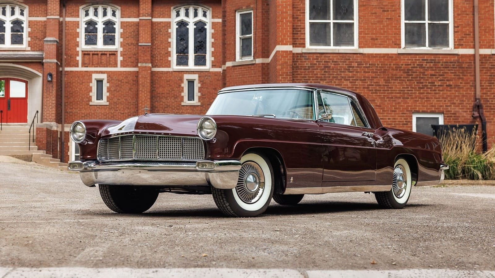 1956 - LINCOLN CONTINENTAL MARK II BURGUNDY, foto 9