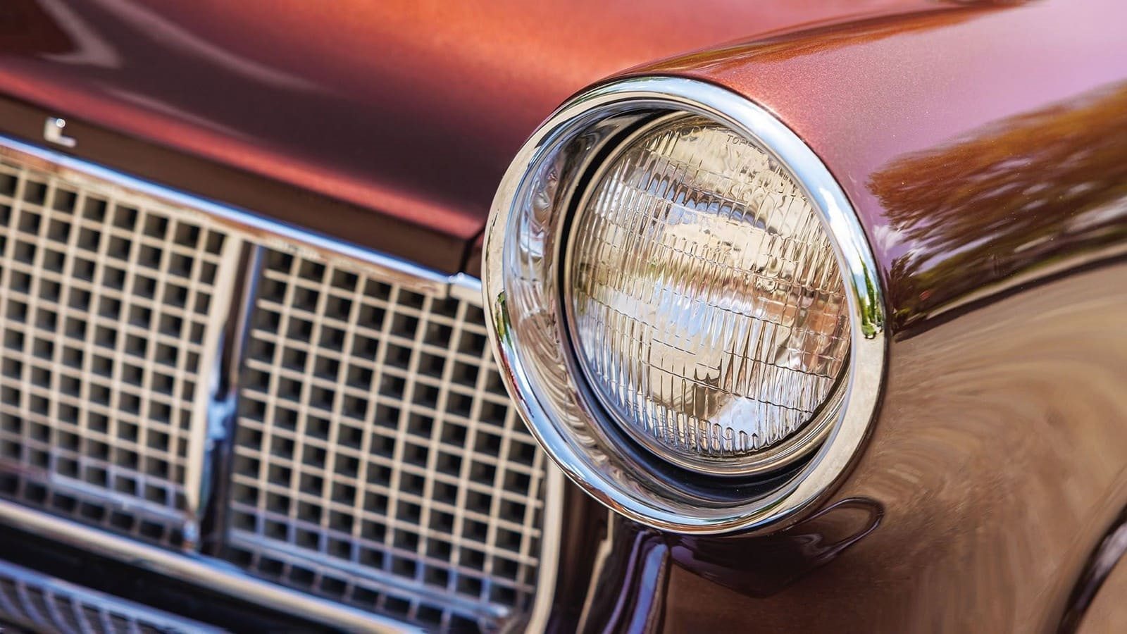 1956 - LINCOLN CONTINENTAL MARK II BURGUNDY, foto 33