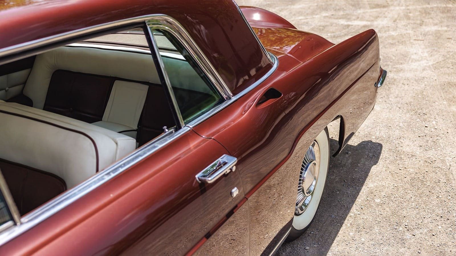 1956 - LINCOLN CONTINENTAL MARK II BURGUNDY, foto 47