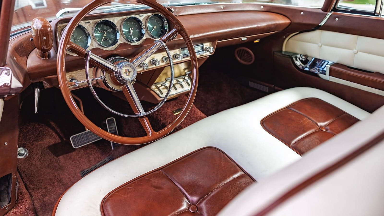 1956 - LINCOLN CONTINENTAL MARK II BURGUNDY, foto 63