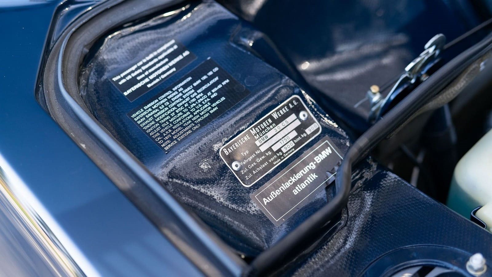 1972 - BMW 3.0 CS COUPE DARK BLUE, foto 124