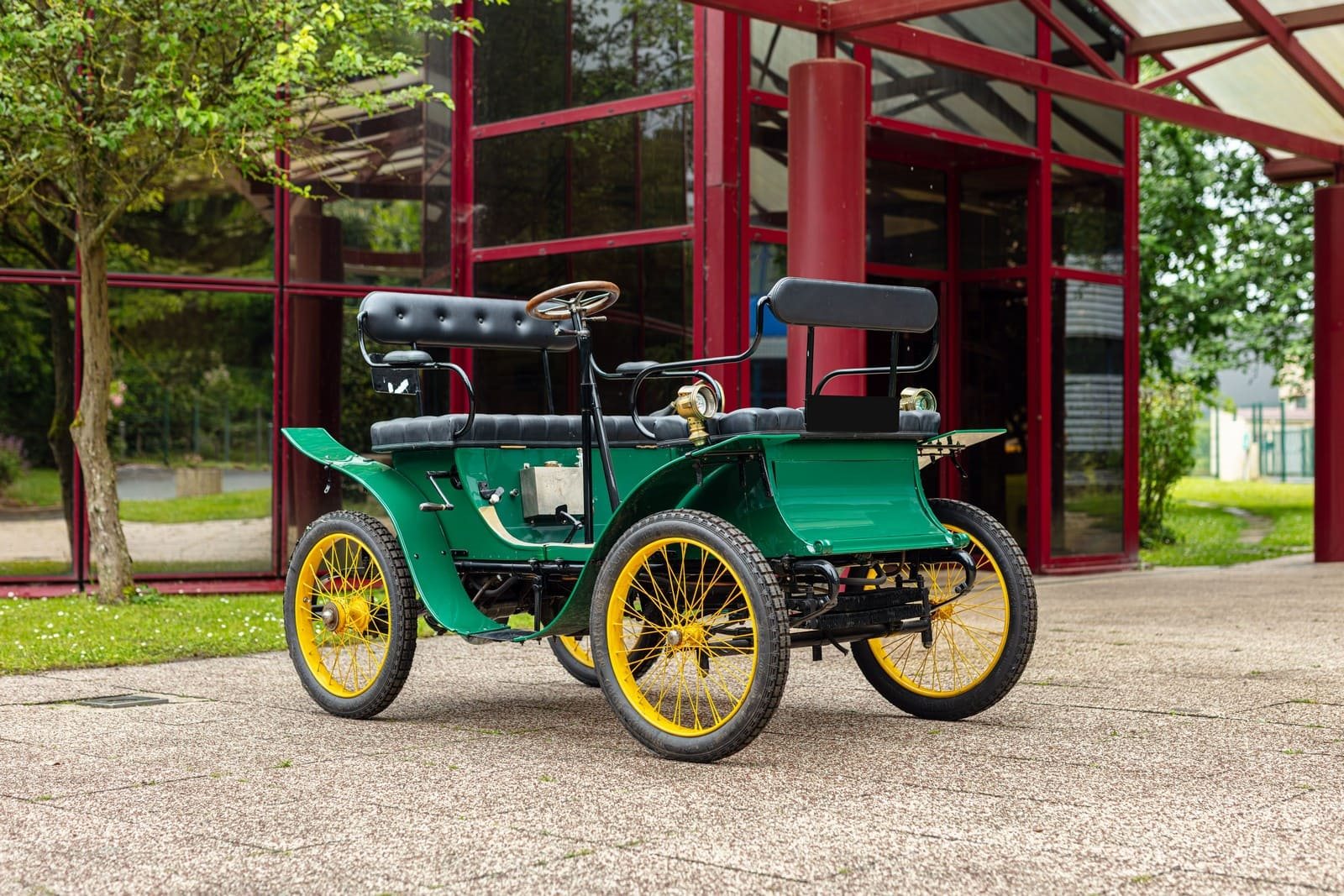 1900 - DE DION-BOUTON VOITURETTE TYPE D VIS-À-VIS, foto 1