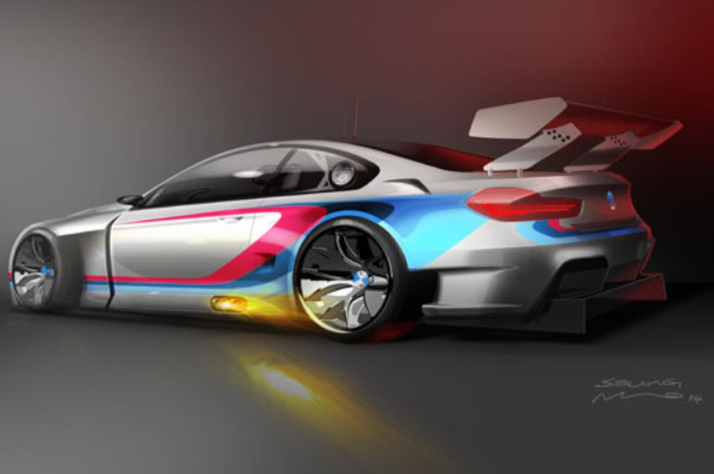 BMW MOTORSPORT DIVULGA ESBOÇOS DO M6 GT3, foto 2