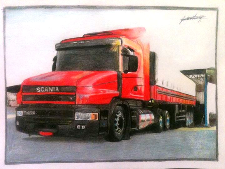 CAMINHÕES SCANIA NA PONTA DO LÁPIS, foto 4
