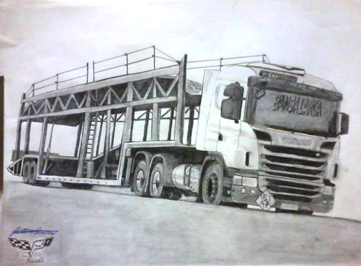 CAMINHÕES SCANIA NA PONTA DO LÁPIS, foto 5