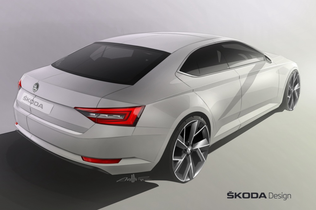 SKODA MOSTROU AS PRIMEIRAS IMAGENS DO NOVO SUPERB, foto 2