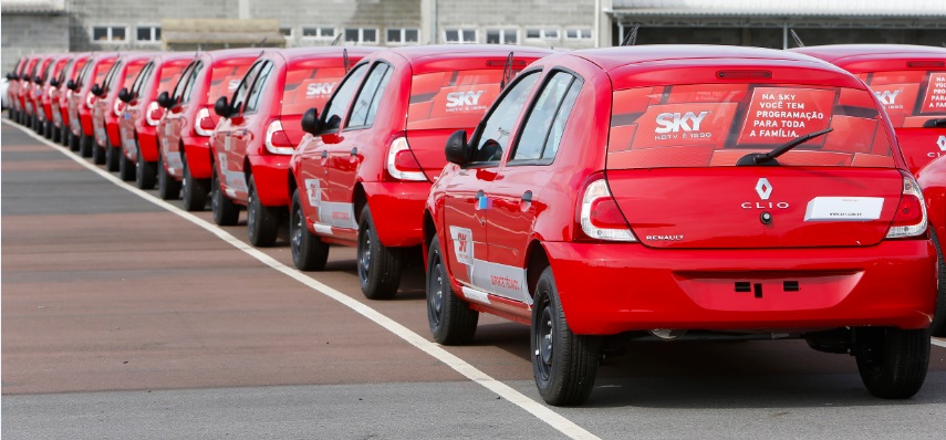 700 RENAULT CLIO REFORÇAM FROTA DA SKY EM TODO O BRASIL, foto 1