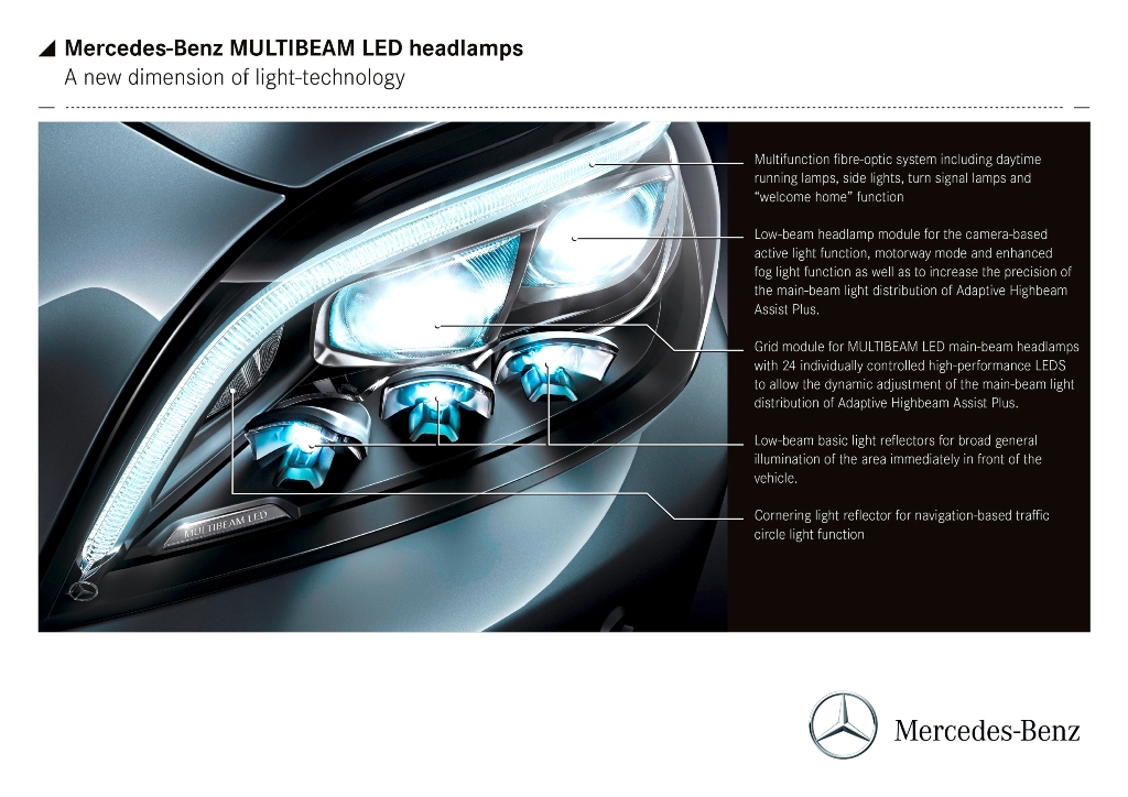 MERCEDES APRESENTA FARÓIS LED DE NOVA GERAÇÃO, foto 7