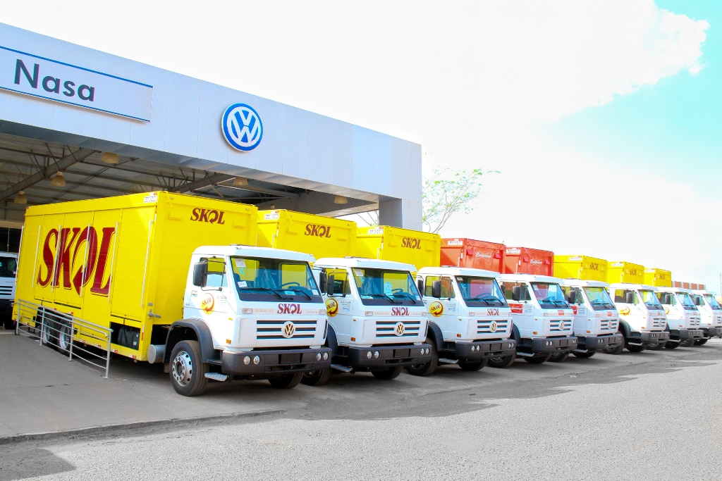 NOVOS CAMINHÕES VW WORKER FARÃO O TRANSPORTE DE PRODUTOS AMBEV NO CENTRO-OESTE, foto 1