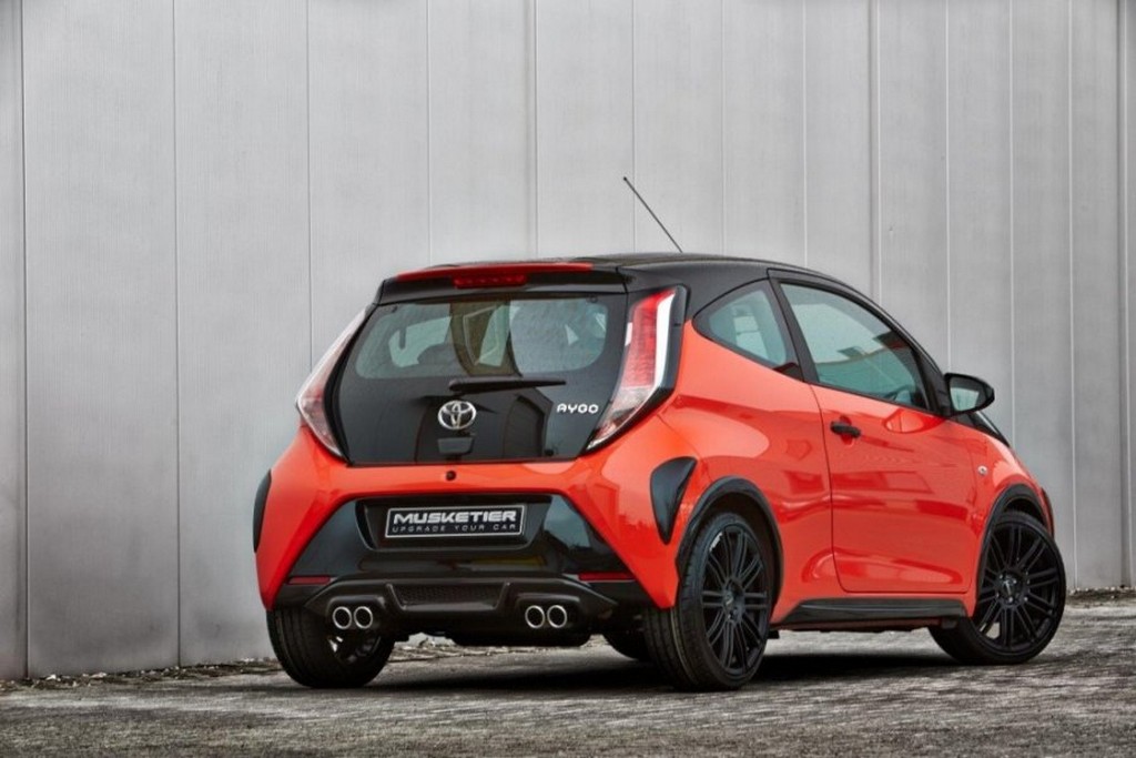 MUSKETIER MOSTRA PACOTE DE ESTILO PARA O TOYOTA AYGO, foto 4