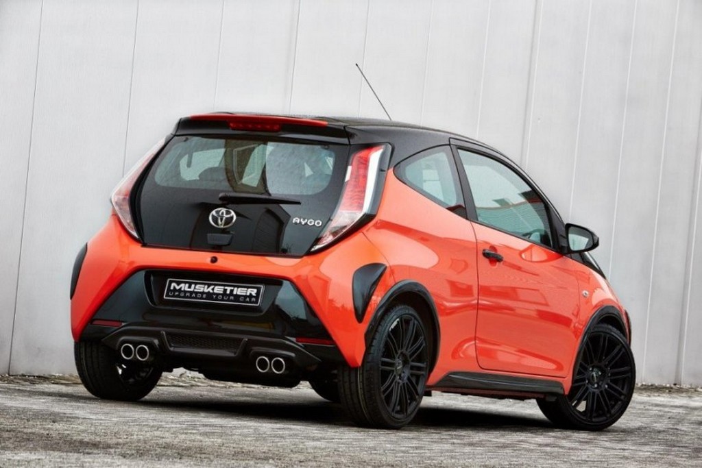 MUSKETIER MOSTRA PACOTE DE ESTILO PARA O TOYOTA AYGO, foto 6