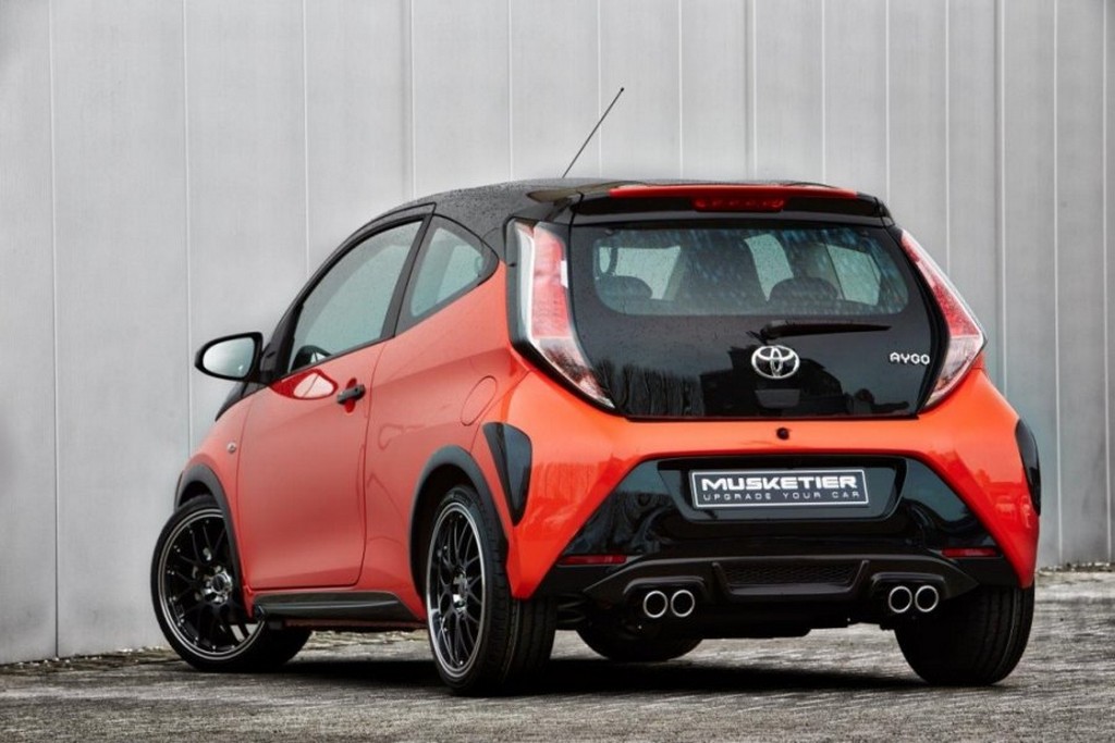 MUSKETIER MOSTRA PACOTE DE ESTILO PARA O TOYOTA AYGO, foto 9