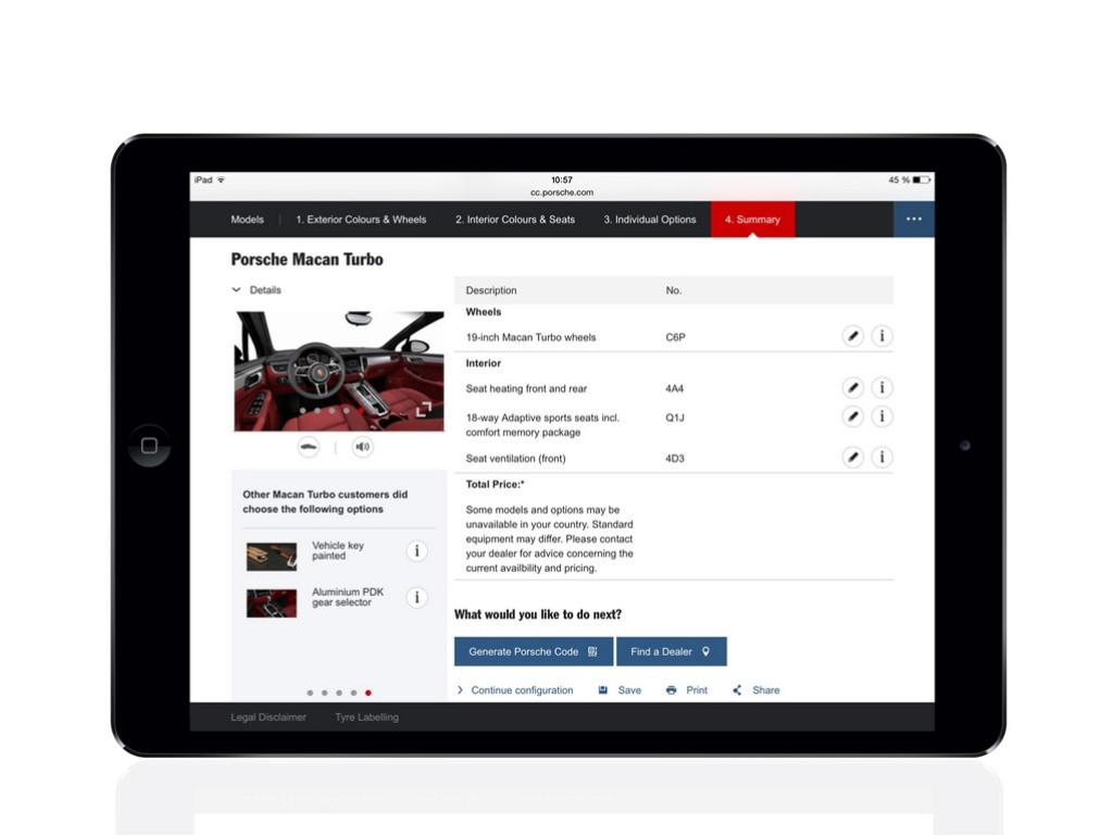 PERSONALIZAÇÃO ILIMITADA: O PORSCHE CAR CONFIGURATOR ELEVA OS PADRÕES, foto 2