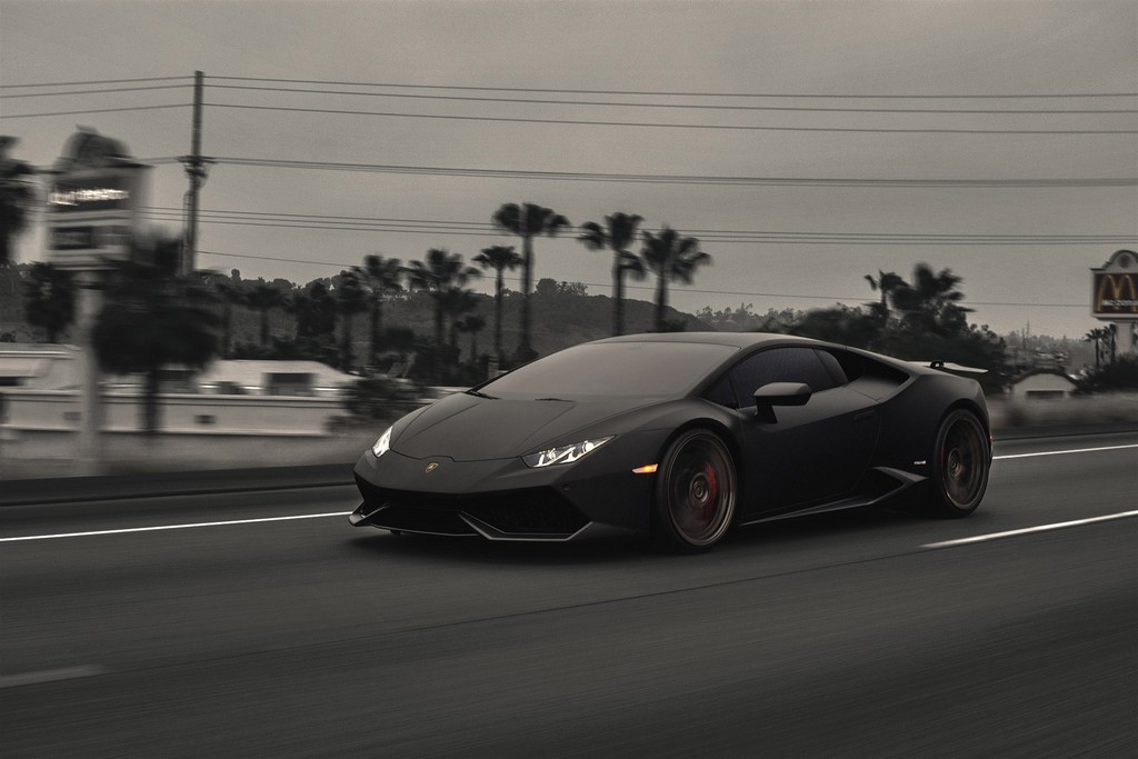 GMG APRESENTA VERSÃO DO LAMBORGHINI HURACÁN EM PRETO FOSCO, foto 6