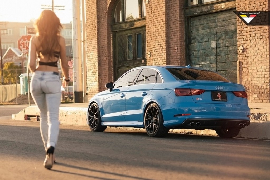 VORSTEINER APRESENTA O AUDI S3 SEDAN RIVIERA BLUE, foto 2