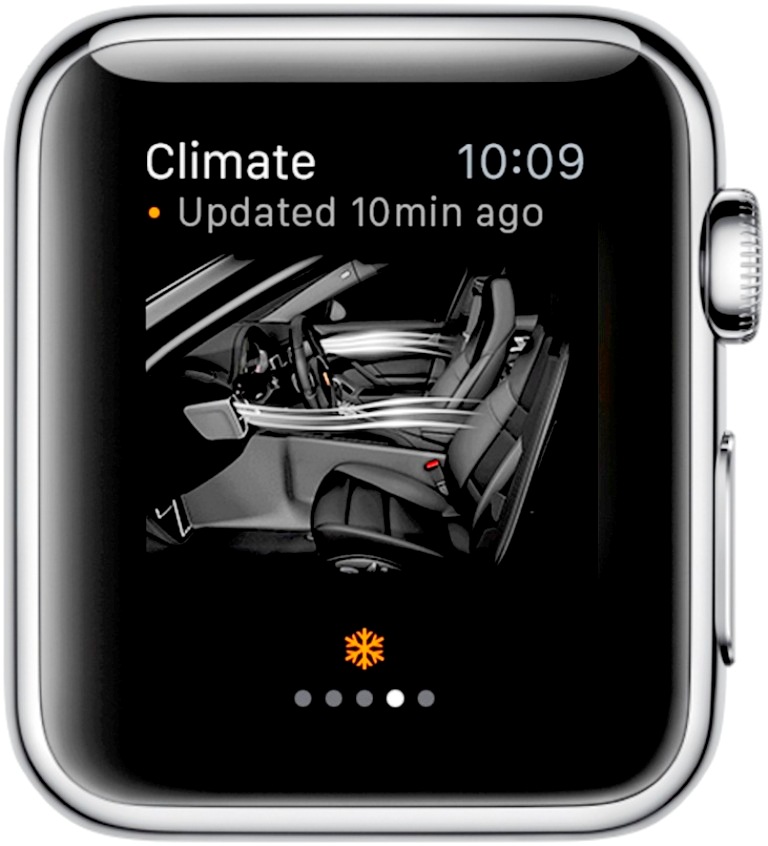 O APPLE WATCH CONTROLA O PORSCHE CAR CONNECT, foto 1