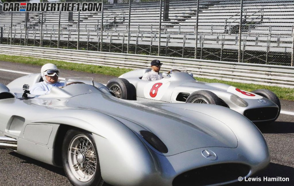 STIRLING MOSS E LEWIS HAMILTON EM MONZA, foto 6