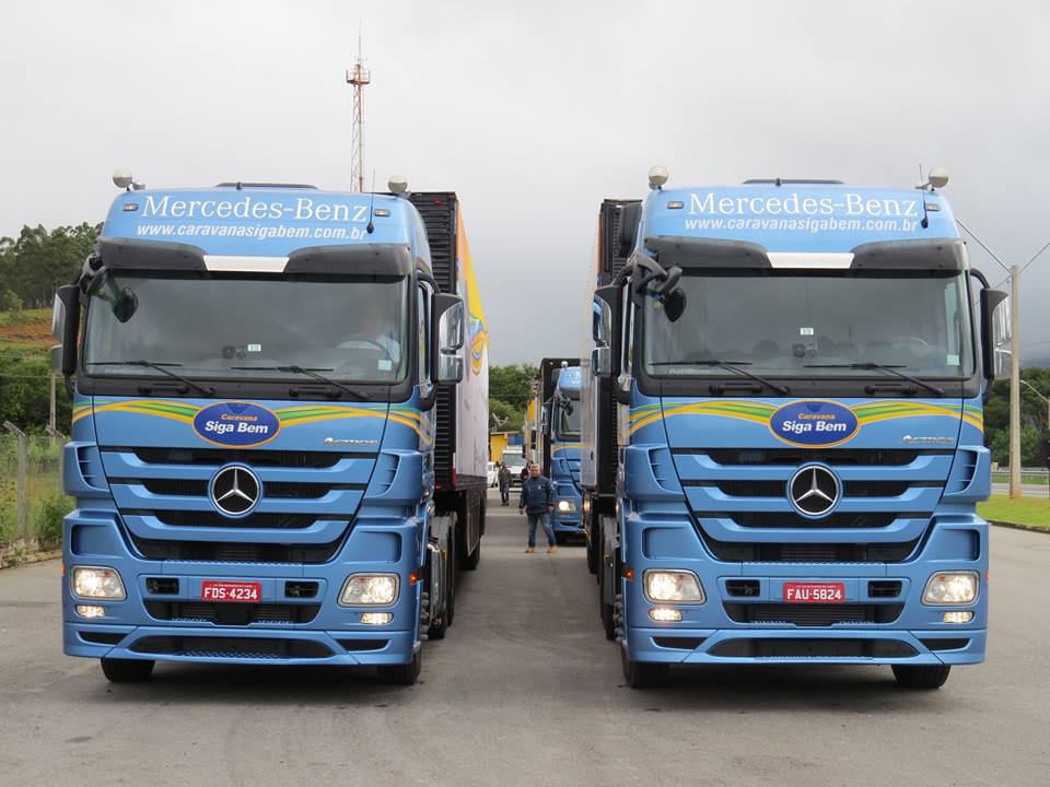 CAMINHÕES MERCEDES-BENZ PARTICIPAM DE CARAVANA DE 32.000 KM, foto 1