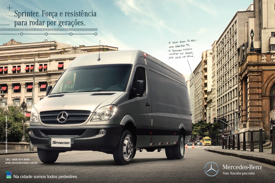 MERCEDES-BENZ APRESENTA CAMPANHA DA LINHA SPRINTER: “VANS. NASCIDAS PARA RODAR”, foto 2