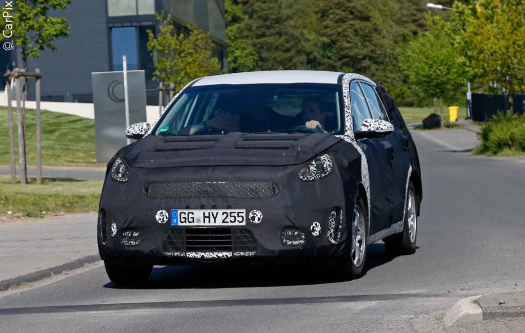 KIA NIRO FOTOGRAFADO EM TESTES NA EUROPA, foto 2