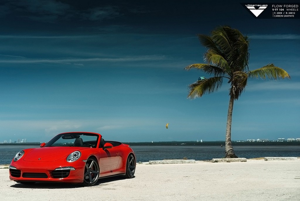 PORSCHE 911 CARRERA 4S COM RODAS DA VORSTEINER, foto 1