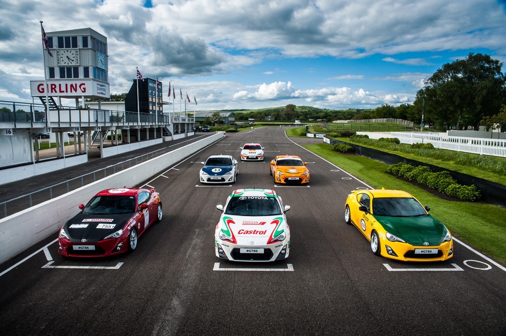 TOYOTA PREPARA 6 EXEMPLARES DO GT86 PARA O FESTIVAL DE GOODWOOD, foto 1