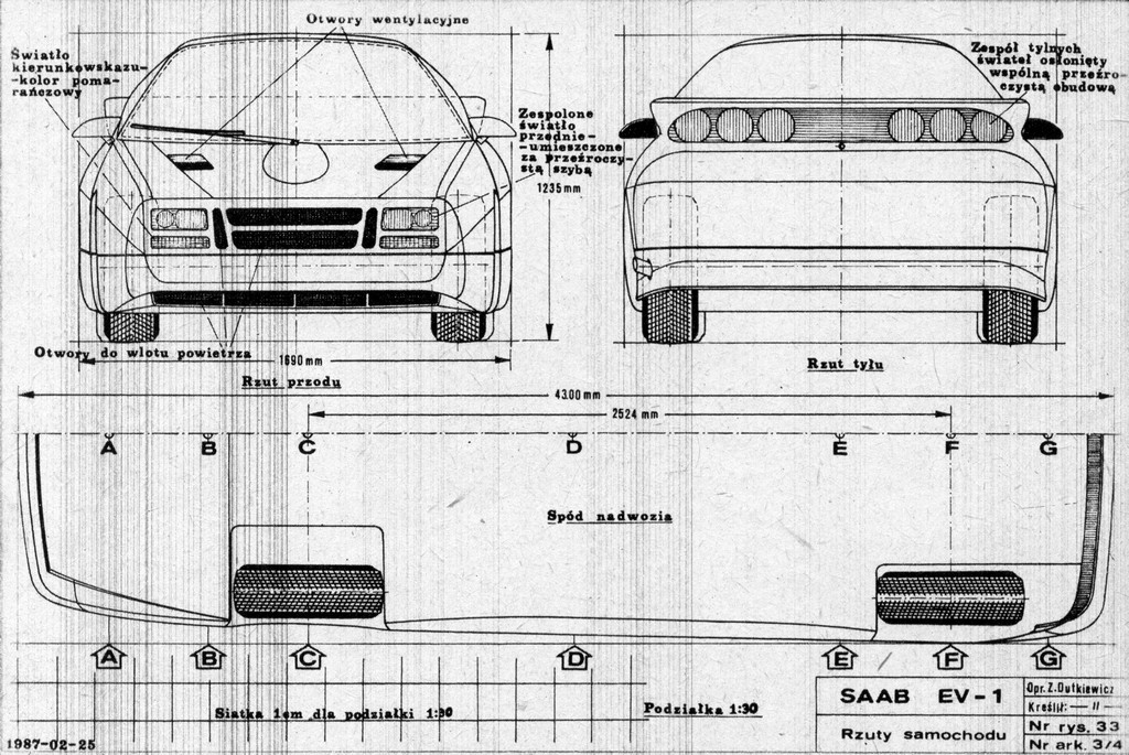 ANTIGOS MODELOS: SAAB EV-1 CONCEPT, foto 7