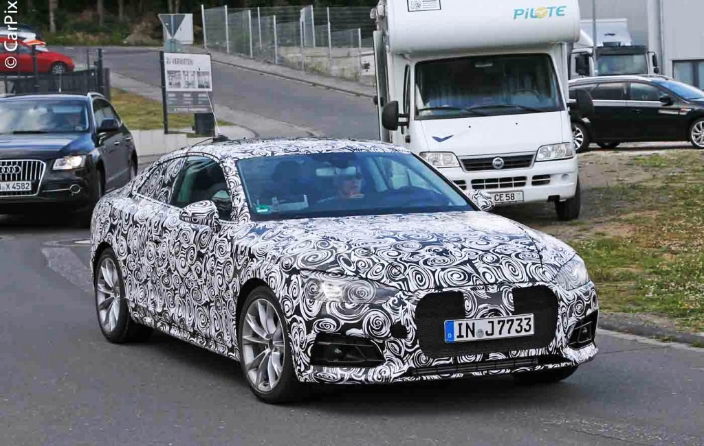 NOVO AUDI A5 EM TESTES NA ESTRADA E NA PISTA, foto 2