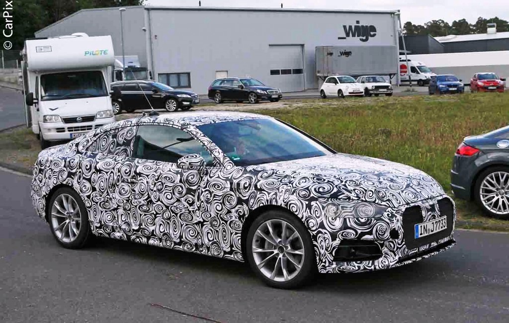 NOVO AUDI A5 EM TESTES NA ESTRADA E NA PISTA, foto 3