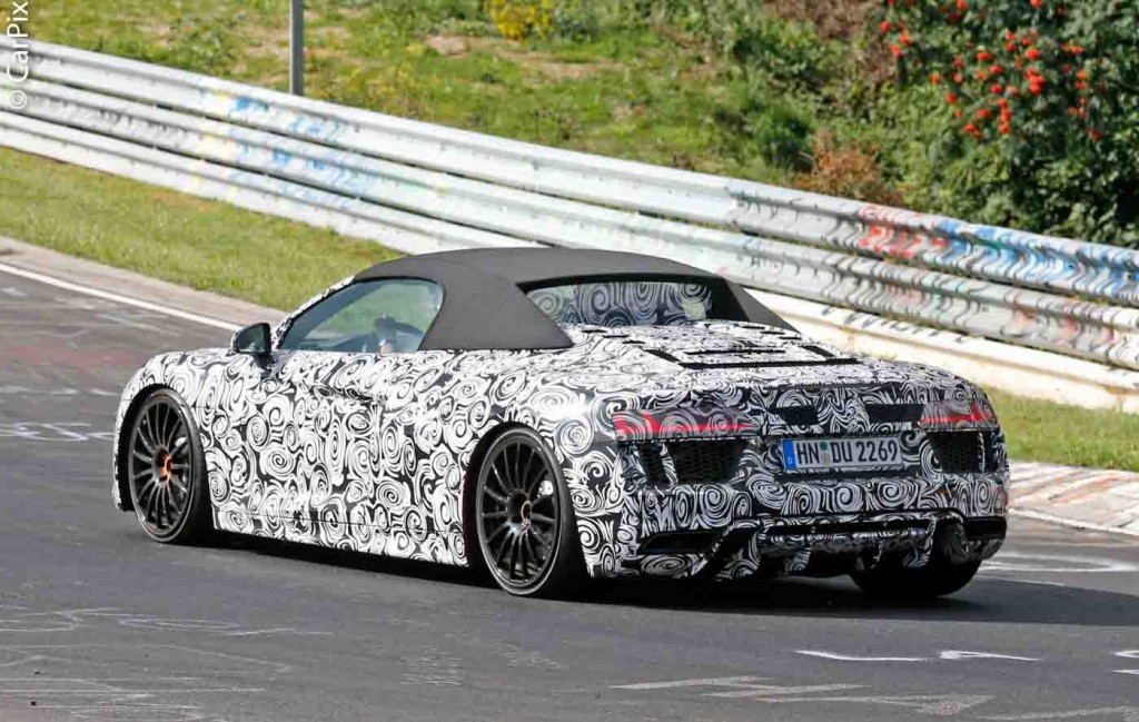 NOVO AUDI R8 SPYDER ESTÁ PRATICAMENTE PRONTO, foto 8