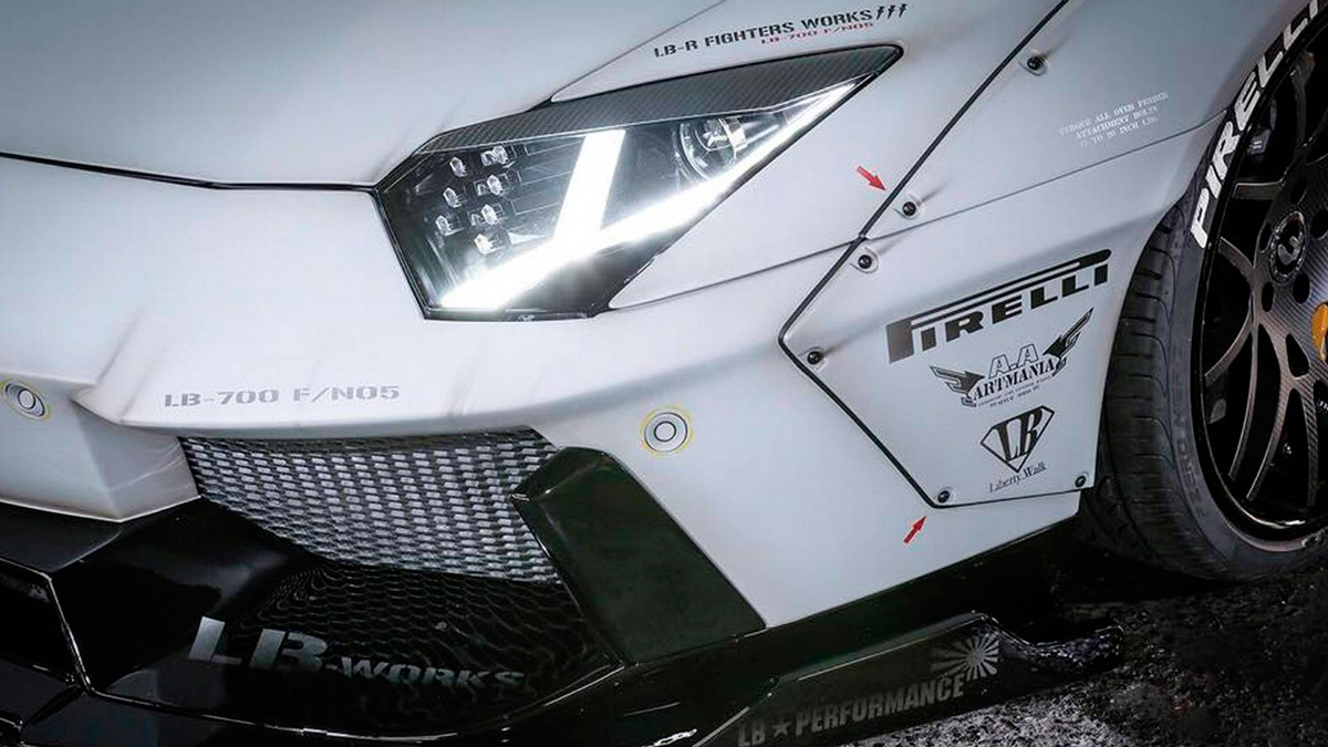 LIBERTY WALK APRESENTA O LAMBORGHINI AVENTADOR 'ZERO FIGHTER', foto 6
