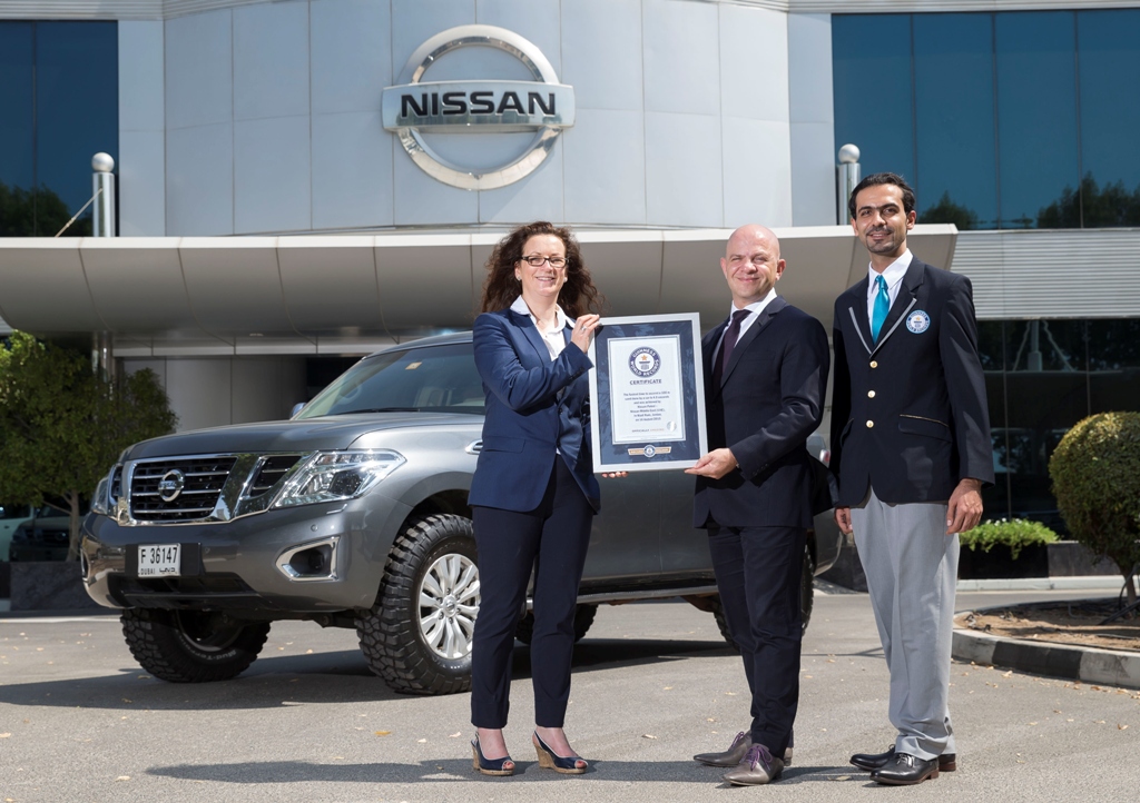 NISSAN PATROL BATE MAIS UM RECORDE NO GUINNESS, foto 3