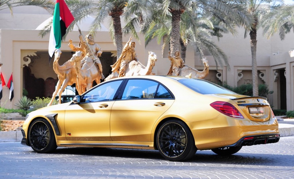 MERCEDES-AMG S 65 BRABUS ROCKET 900 DESERT GOLD: SOMENTE PARA OS SHEIKS, foto 7