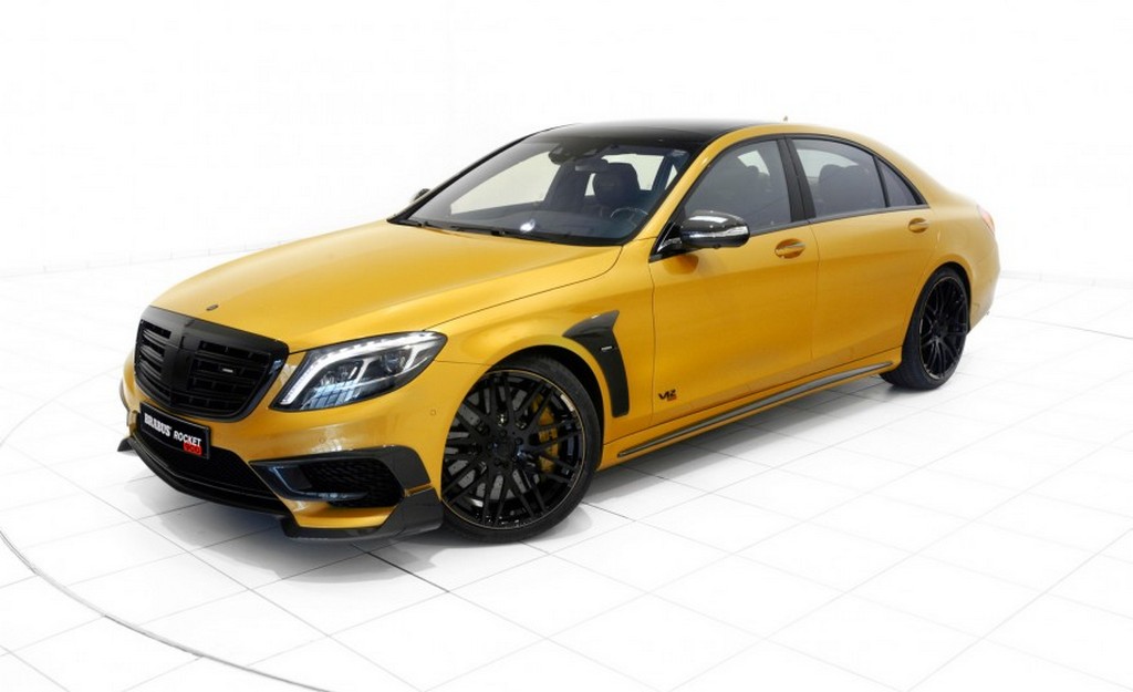 MERCEDES-AMG S 65 BRABUS ROCKET 900 DESERT GOLD: SOMENTE PARA OS SHEIKS, foto 17